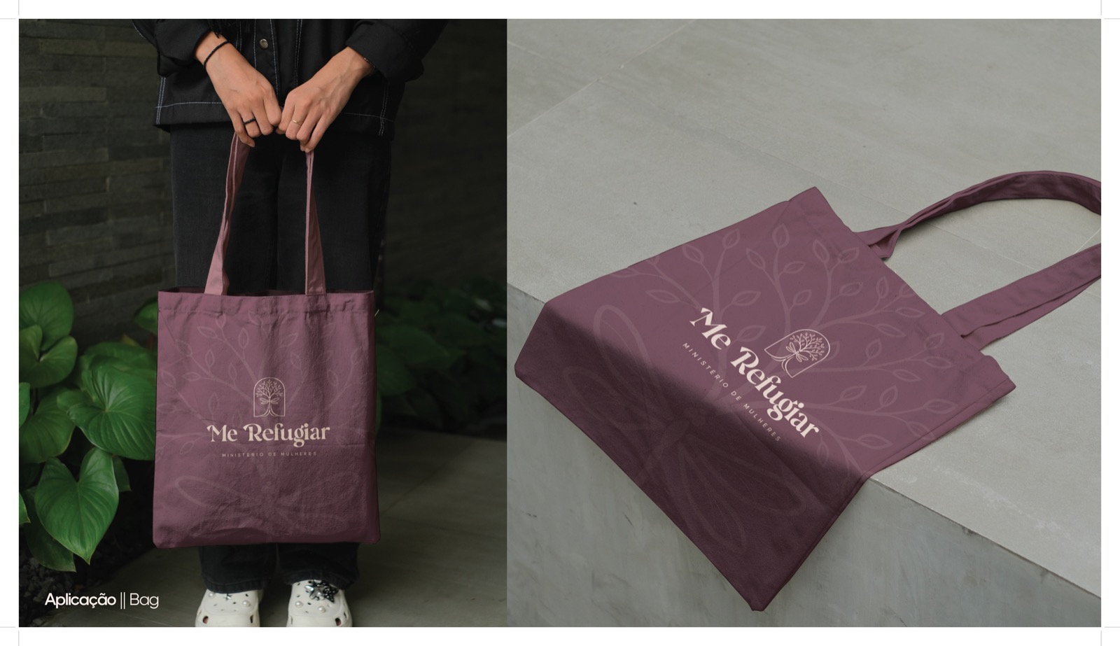 Bag personalizada Me Refugiar Mulheres